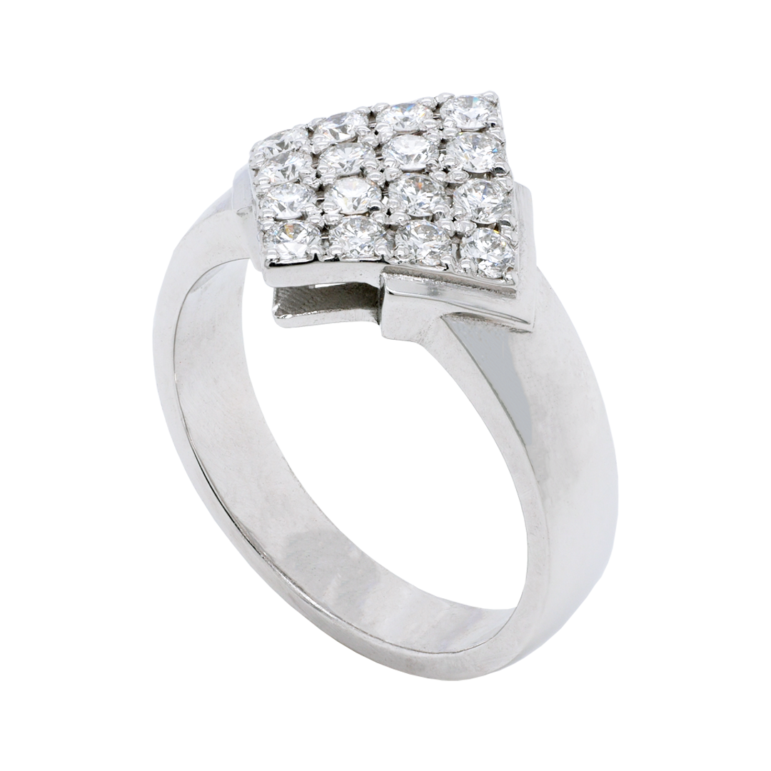 Diamond Shaped Diamond Deco Dress Ring Dalgleish Diamonds » Dalgleish