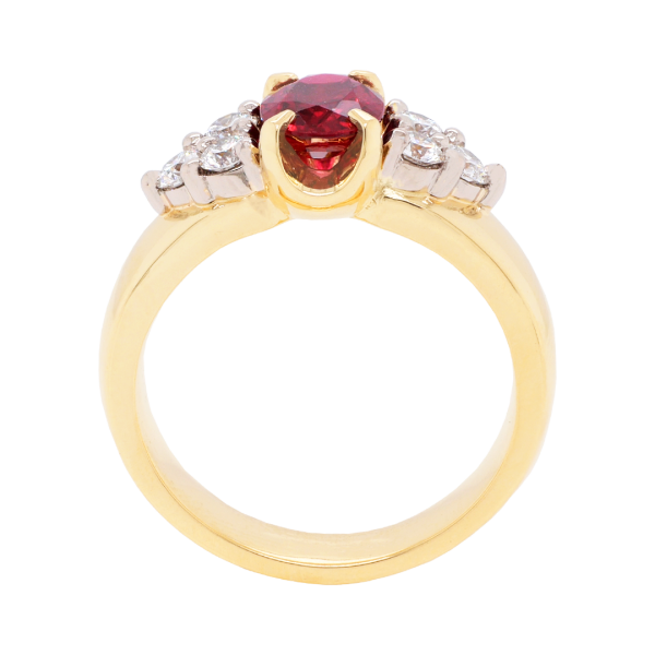 040399 Oval Ruby Diamond Shoulders Ring Front 1080x1080 copy