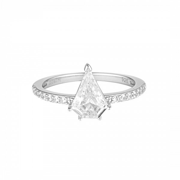 Georgini Silver Rock Star Shield Ring