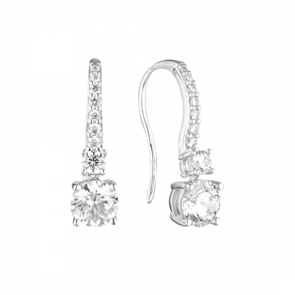 Georgini Silver Iconic Bridal Daphne Earrings