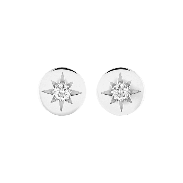 Georgini Stellar Lights Silver Stud Earrings