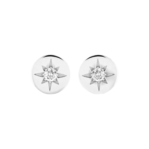 Georgini Stellar Lights Silver Stud Earrings