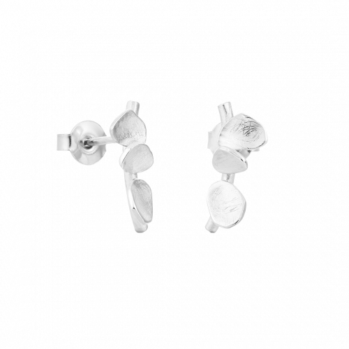 Branca Silver Stud Earrings