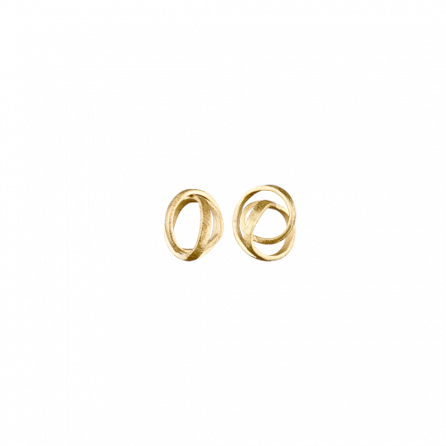 Embolic Gold Stud Earrings