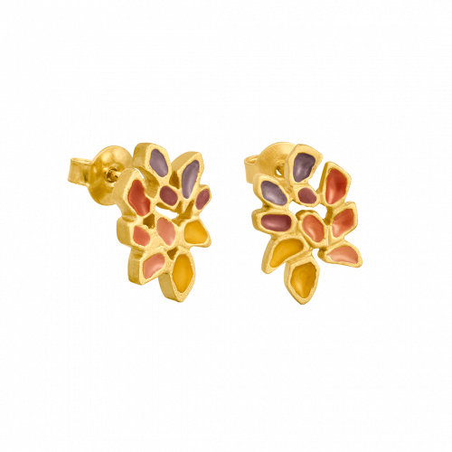 Espurna Gold Stud Earrings