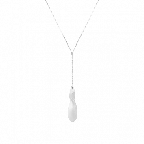 Euphorbia Silver Drop Necklace