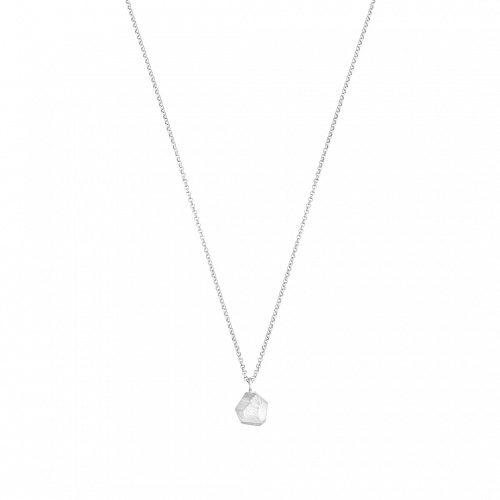 Facet Silver Simple Pendant