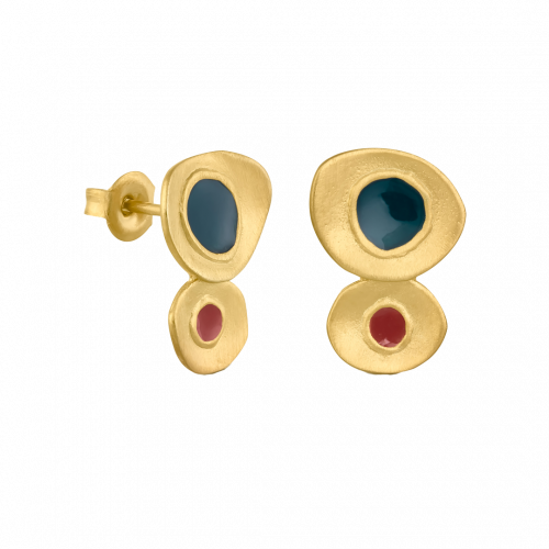 Favorita Colours Double Stud Earrings