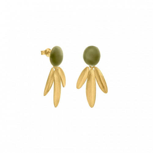 Olivia Gold Medium Earrings