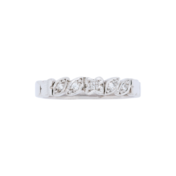 081500 Diamond Patterned Ladies Wedding Ring Top 1080x1080