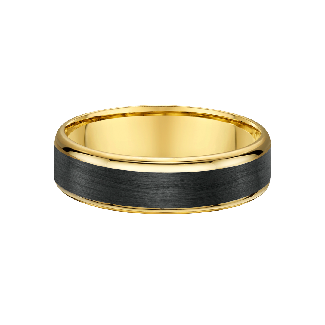 Carbon Fibre Inlay Wedding Ring » Dalgleish Diamonds