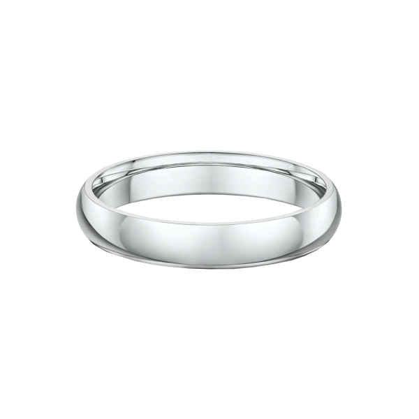 Classic Dome 4mm Wide Wedding Ring