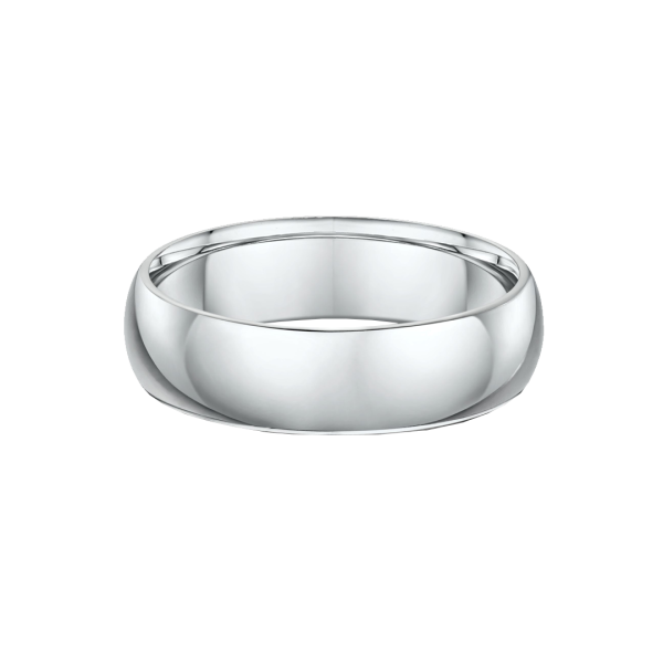 Classic Dome 6mm Wide Wedding Ring