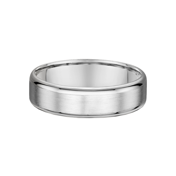 Brushed Inner Wedding Ring