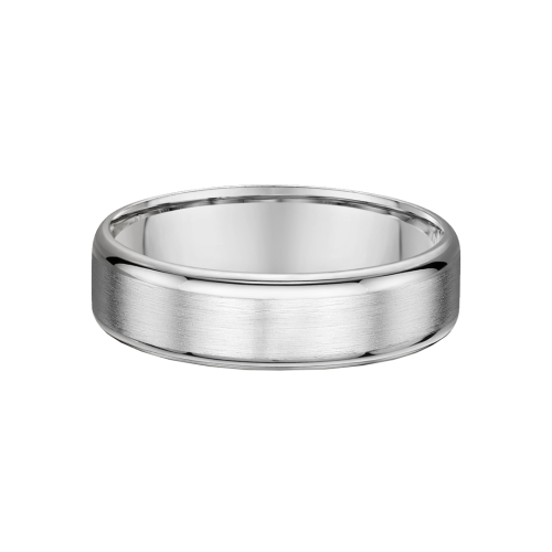 Brushed Inner Wedding Ring