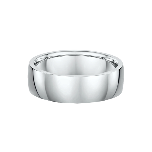 Heavy Dome 7mm Wide Wedding Ring