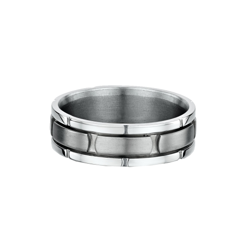 Titanium Inlay Wedding Ring