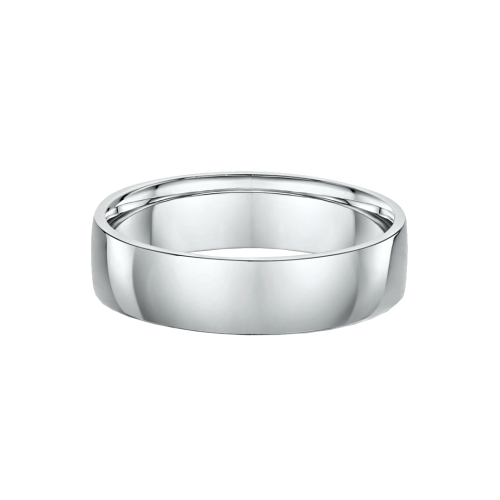Heavy Dome 6mm Wide Wedding Ring