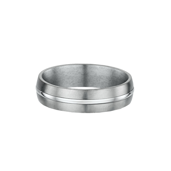 Titanium Inlay Wedding Ring