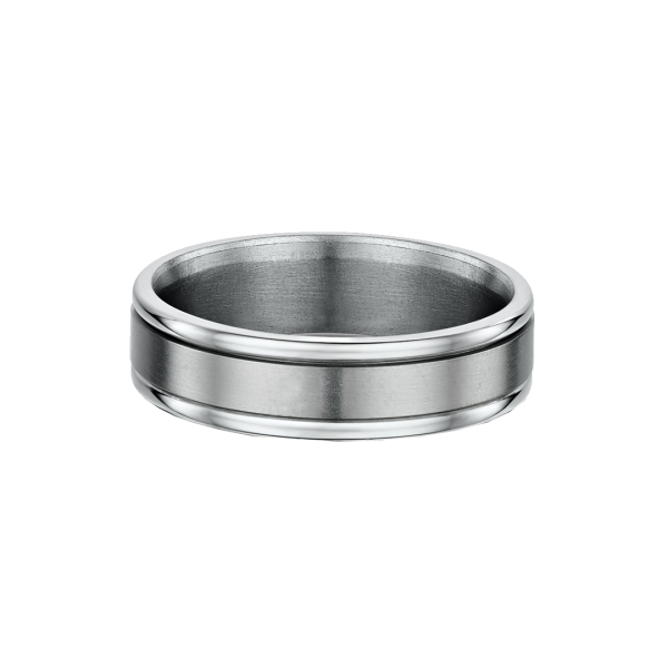 Titanium Inlay Wedding Ring