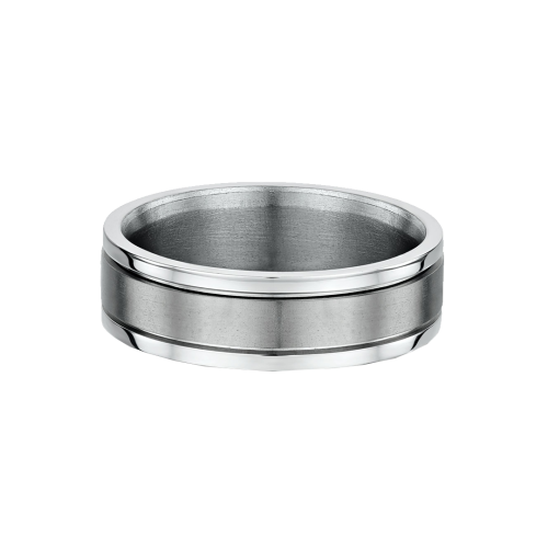 Titanium Inlay Wedding Ring