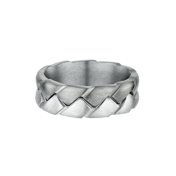 Titanium Braided Wedding Ring