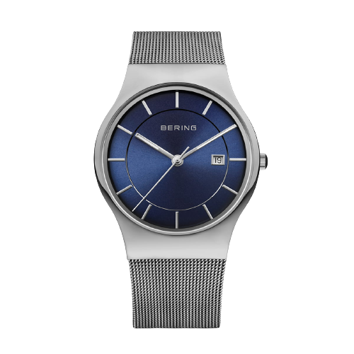 Bering Gents Classic Quartz Brushed Silver