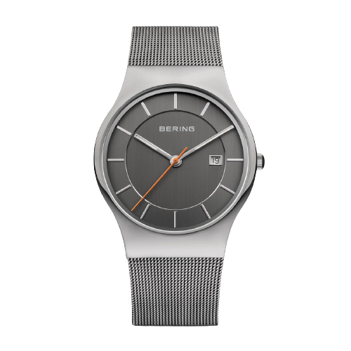 Bering Gents Classic Quartz Polished Grey