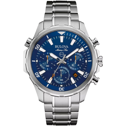 Bulova Gents Marine Star - Silver