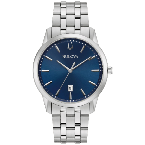 Bulova Gents Sutton - Silver/Blue