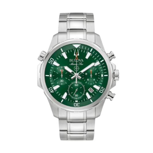 Bulova Gents Marine Star - Green/Silver