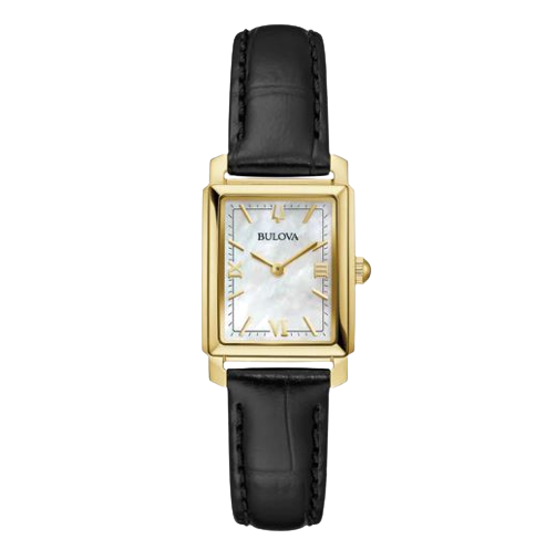 Bulova Ladies Classic - Gold/Black - Rectangle