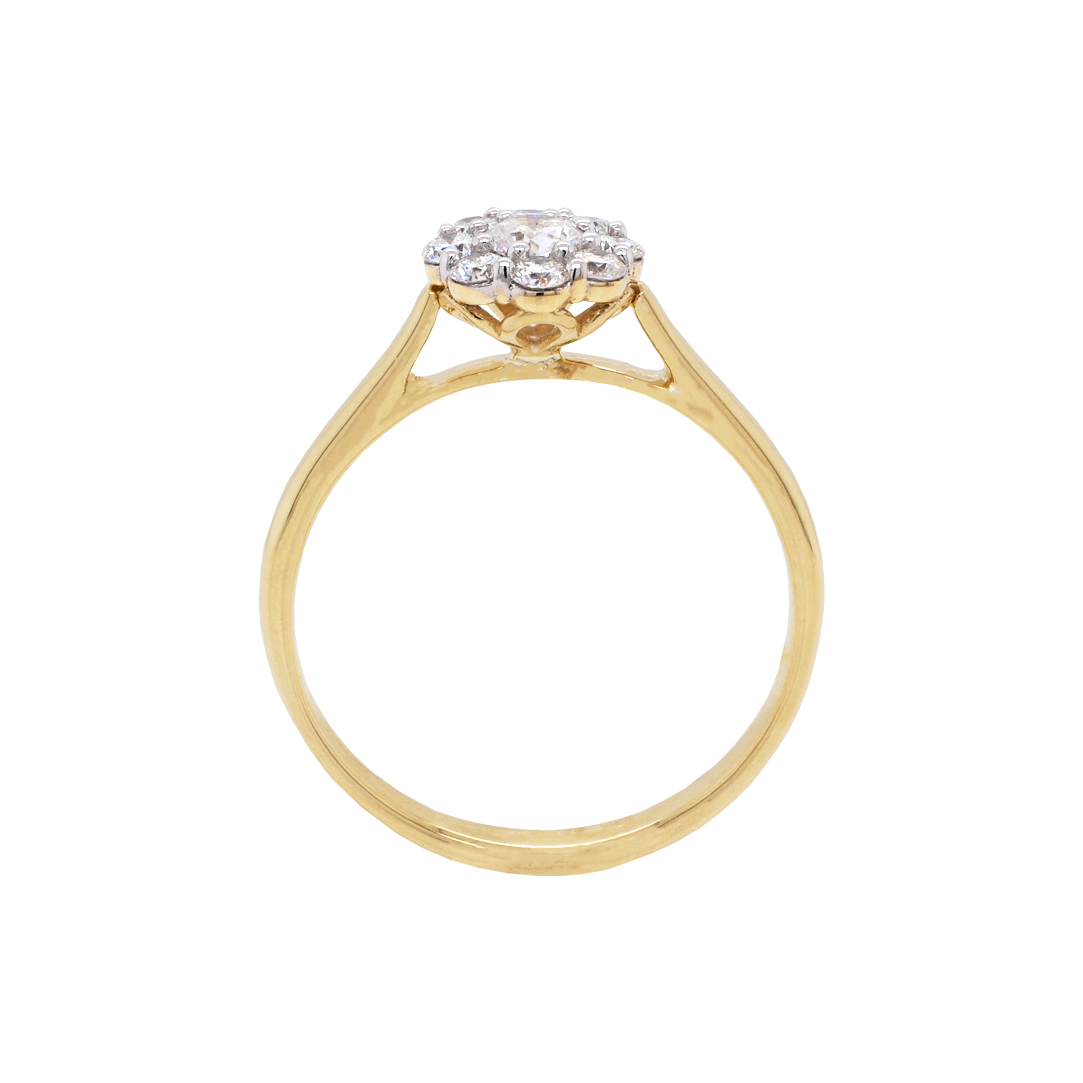 Flower Diamond Cluster Ring Dalgleish Diamonds » Dalgleish Diamonds