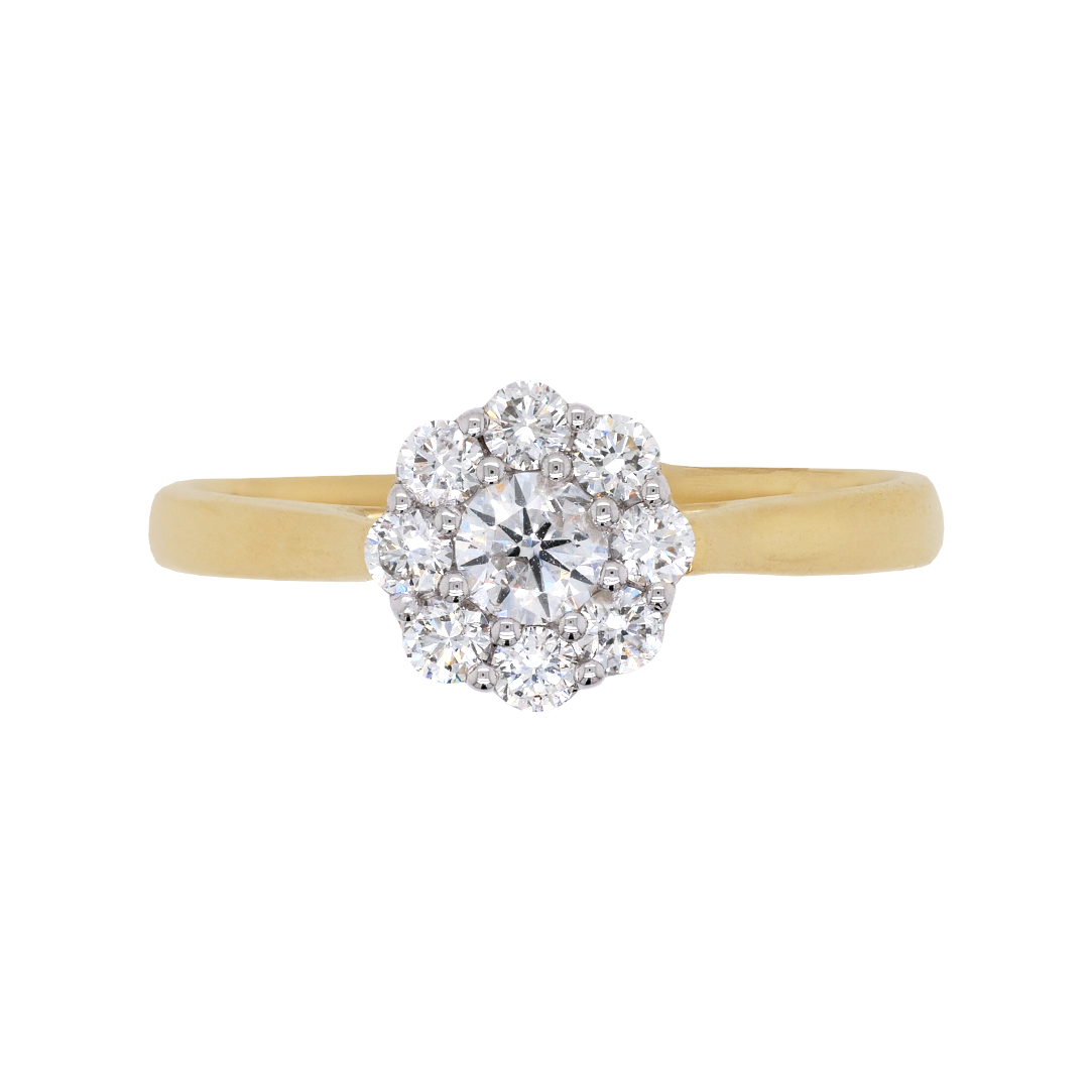 Flower Diamond Cluster Ring Dalgleish Diamonds » Dalgleish Diamonds