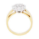 290538 Large Flower Cluster Diamond Ring Front 1080x1080 copy